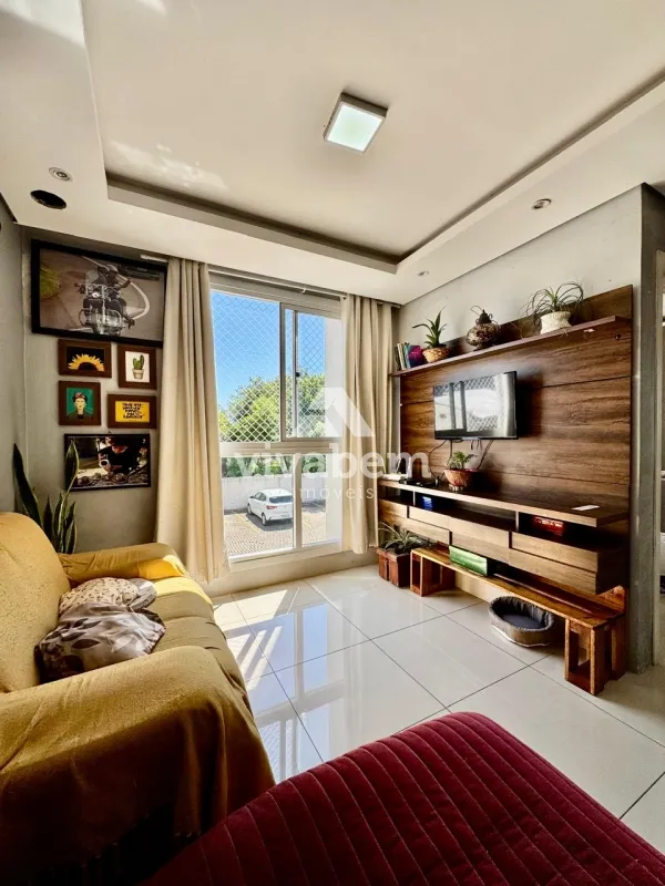 Apartamentos de 2 dormitórios semi mobiliado
